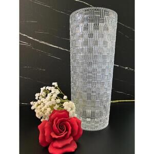 Tiffany and Co Cross Weave Vase